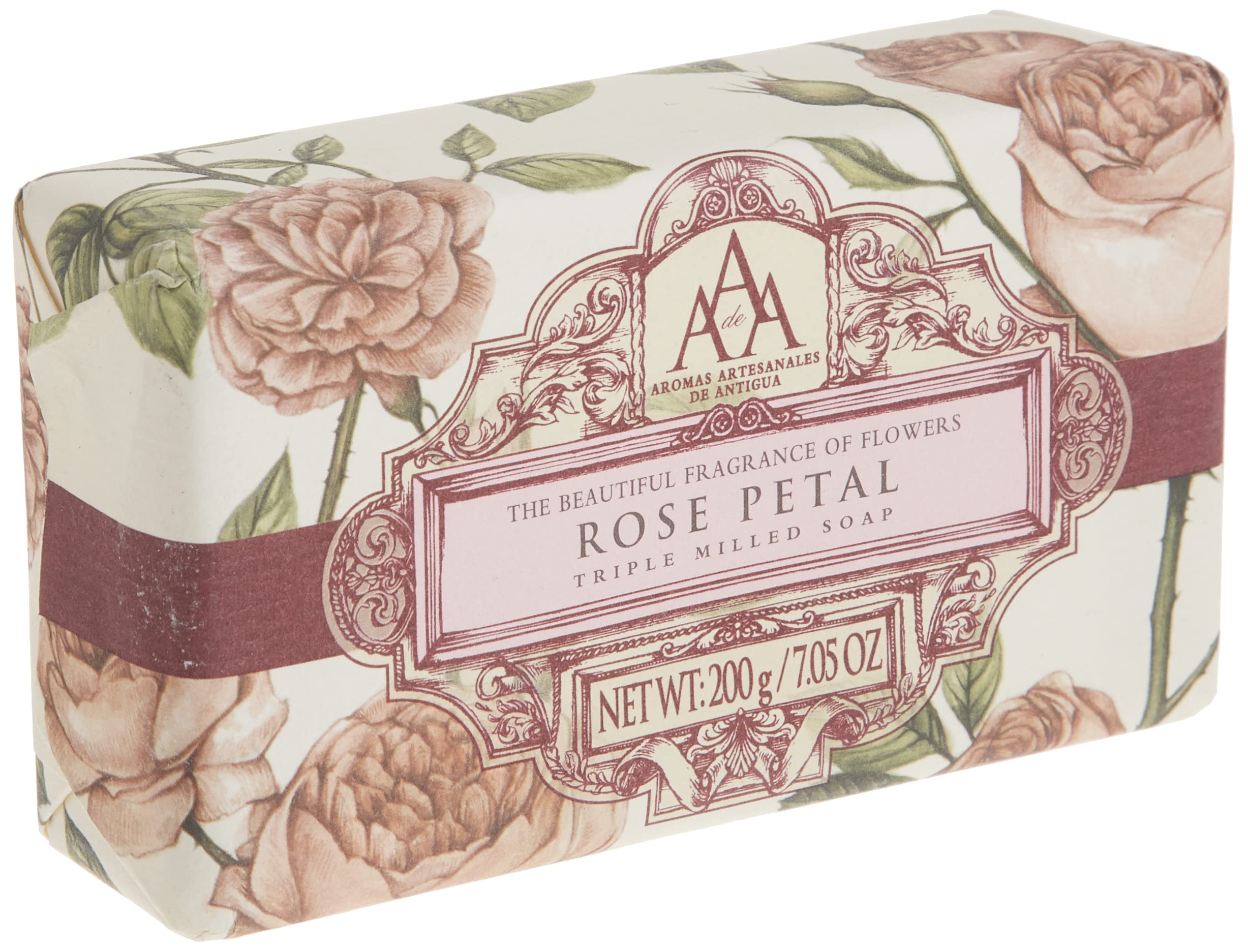 Amazon.com : AAA Aromatherapy Floral Rose Petal Triple Milled Soap